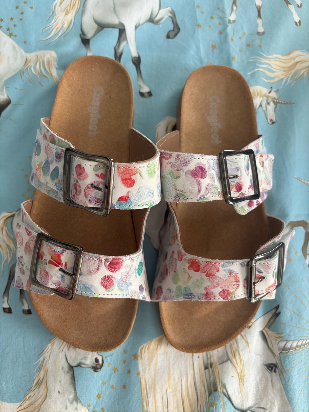Cosyfeet Extra Roomy 6E Capri Slide Sandals, 8W